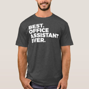 Camiseta Mejor Ayudante de Office Profesionales de Administ