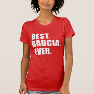 Camiseta Mejor Babcia del mundo Abuela polaca