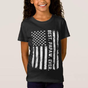 Camiseta Mejor Bandera Americana Vintage de Papaw