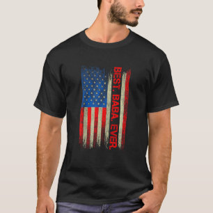 Camiseta Mejor Bandera De Baba De Estados Unidos Para Hombr