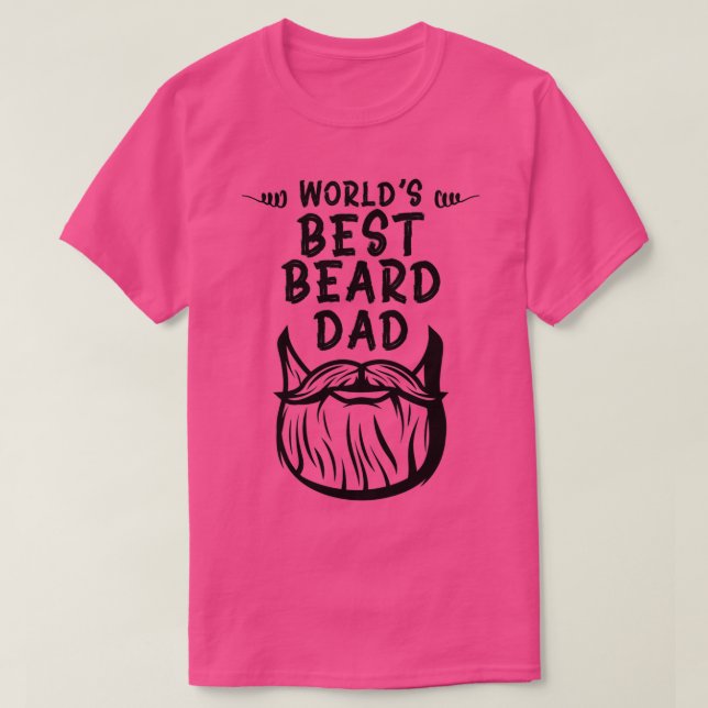 Camiseta Mejor Barba Papá Gracioso Día Mundial de la Barba  (Diseño del anverso)