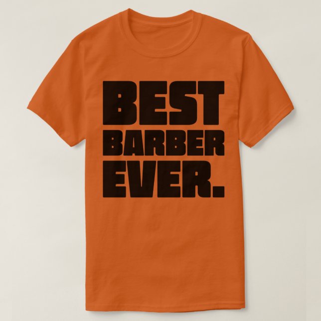 Camiseta Mejor Barber Ever 4 (Diseño del anverso)