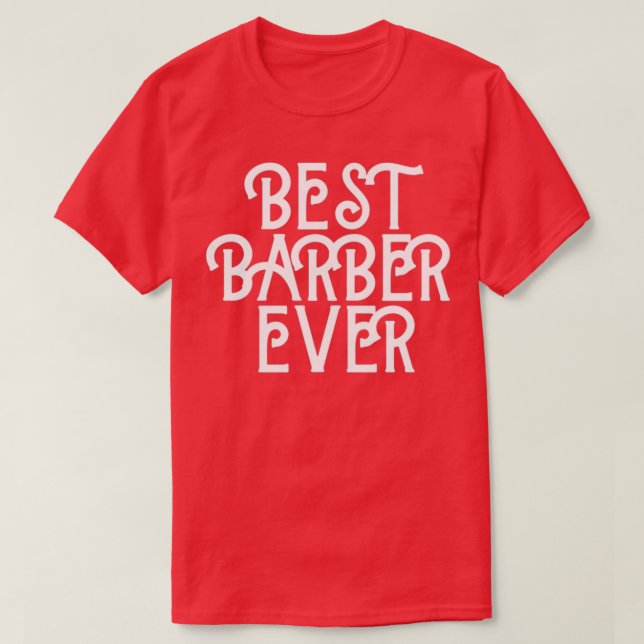 Camiseta Mejor Barber hasta 15 (Diseño del anverso)