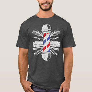 Camiseta Mejor Barbería Para Hombres Barbershop Hairdresser