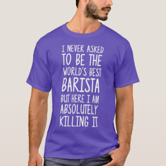 Camiseta Mejor Barista 1 de Worldx27