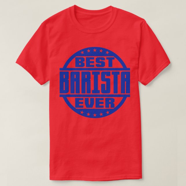 Camiseta Mejor Barista Nunca 28 (Diseño del anverso)