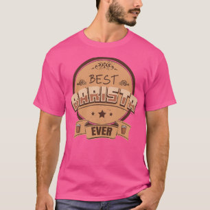 Camiseta Mejor Barista para Barista y Café Lover