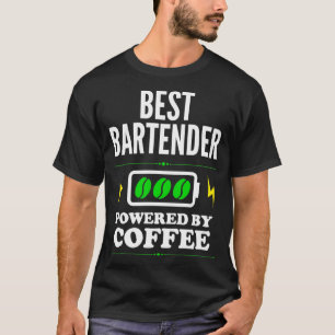 Camiseta Mejor Barman con Café para Barman