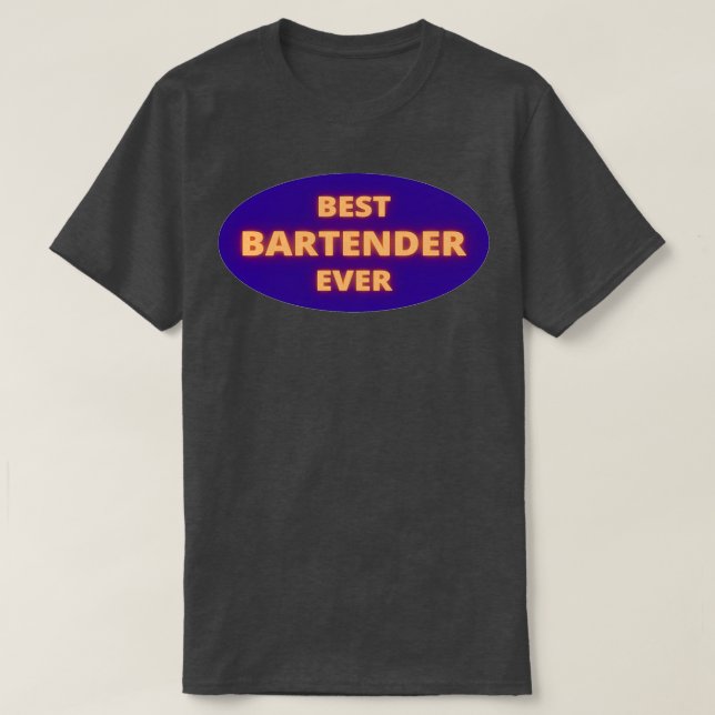 Camiseta Mejor barman de todos 14 (Diseño del anverso)