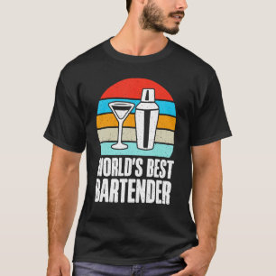 Camiseta Mejor Bartender del Mundo