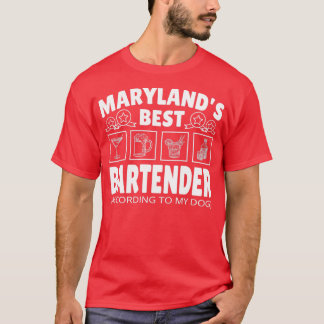 Camiseta Mejor Bartender Maryland