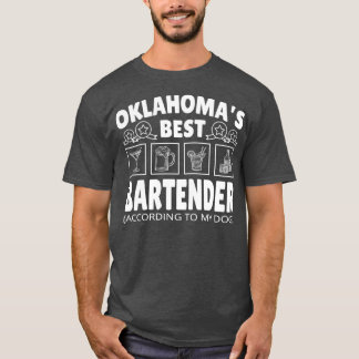 Camiseta Mejor Bartender Oklahoma