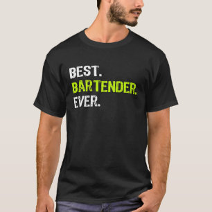 Camiseta Mejor BARTENDER siempre Gracioso regalo Premium