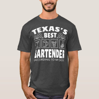 Camiseta Mejor Bartender Texas