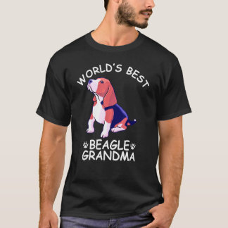 Camiseta Mejor Beagle Abuela Abuela Perro Cute