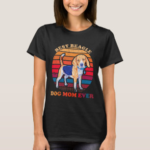 Camiseta Mejor Beagle Dog Mom Ever 2