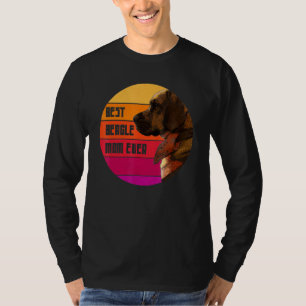 Camiseta Mejor Beagle Mamá De La Vintage