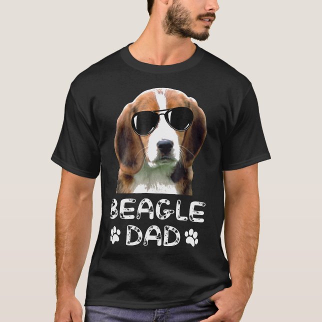 Camiseta Mejor Beagle Papá Papá Noel Divertido Beagle Dad L (Anverso)