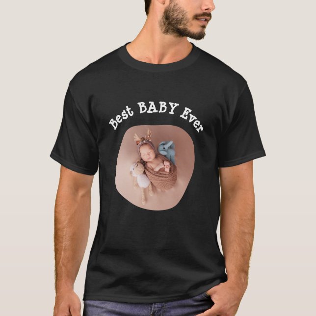 Camiseta Mejor BEBÉ alguna vez subir tu foto de la familia  (Anverso)