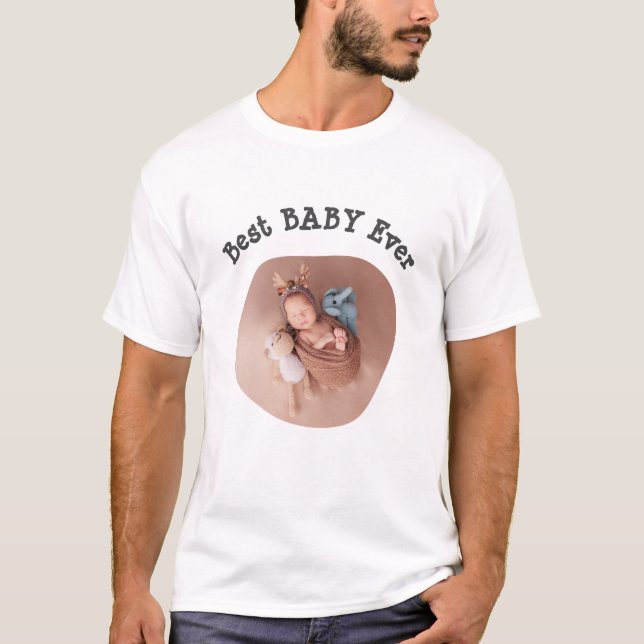 Camiseta Mejor BEBÉ alguna vez subir tu foto de la familia  (Anverso)