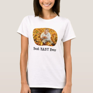 Camiseta Mejor BEBÉ Ever subir tu foto horizontal