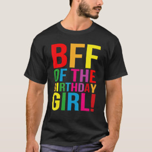 Camiseta Mejor BFF de la Chica de Cumpleaños