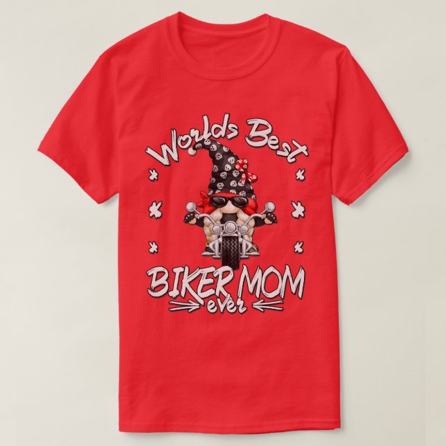 Camiseta Mejor Biker Mom Para Abuela Funny Biker Life (Diseño del anverso)