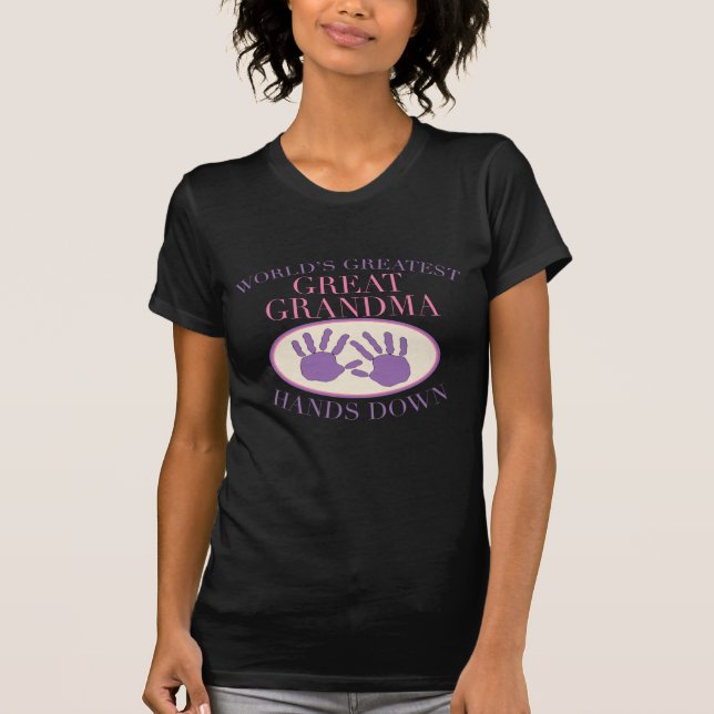 Camiseta Mejor Bisabuela Sin Discusión (Anverso)