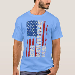 Camiseta Mejor bisabuelo de ee.uu.