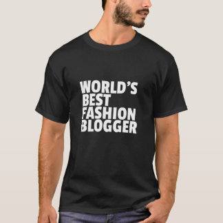 Camiseta Mejor blogger de moda del mundo