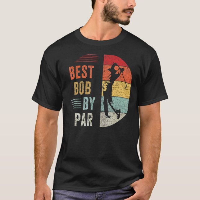 Camiseta Mejor Bob de Golf para hombres por Par Grandpa Gol (Anverso)