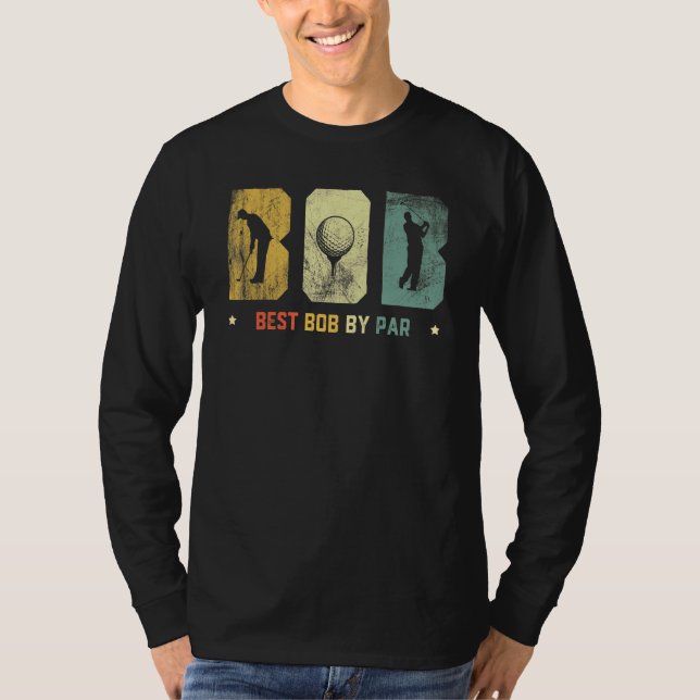 Camiseta Mejor Bob De Par Daddy Fathers Day Golf (Anverso)
