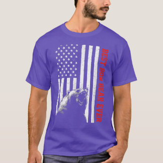 Camiseta Mejor Bob Oso EEUU Día del Padre de la Bandera Ame