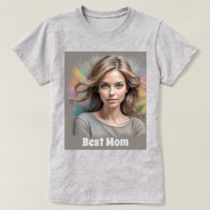 Camiseta Mejor boceto de mamá Pastel