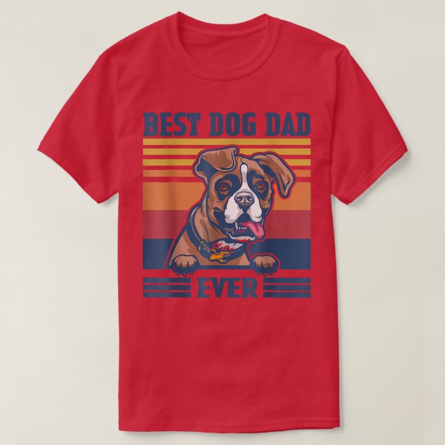 Camiseta Mejor Boer Dad Día del Padre de Perro Gracioso  (Diseño del anverso)