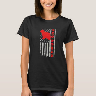 Camiseta Mejor Bombero Bergamasco Mamá Papá Ever Bandera De