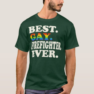 Camiseta Mejor bombero gay que nunca sea gay Igualdad de gé