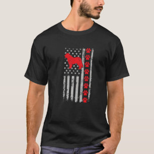 Camiseta Mejor Bombero Leonberger Mom Dad La Bandera D De L