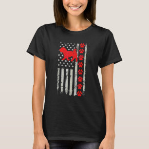Camiseta Mejor Bombero Maltés Mamá Papá Ever Bandera De EE.