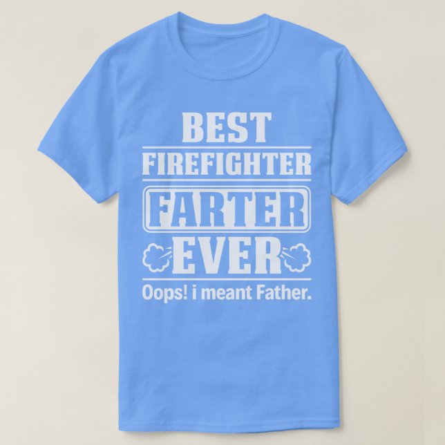 Camiseta Mejor bombero más rápido que nunca bombero camiset (Diseño del anverso)