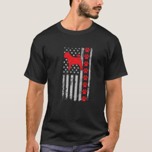 Camiseta Mejor bombero Puginese mamá papá ever bandera de E