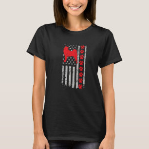 Camiseta Mejor Bombero Spitz Mamá Papá Nunca Ee.Uu. Bandera