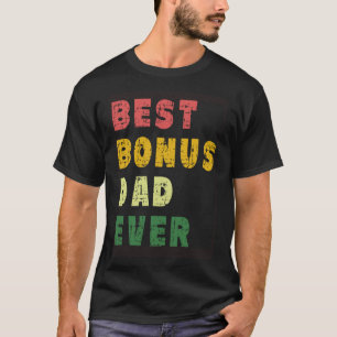 Camiseta Mejor Bono de Padre desde Hija o Hijo para Stepd