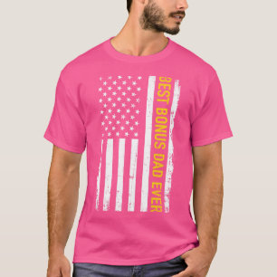 Camiseta Mejor bono de papá con norteamericano