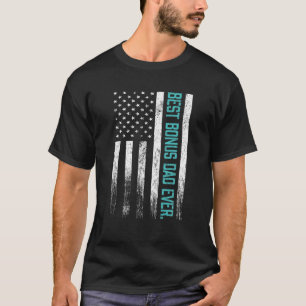 Camiseta Mejor Bono de Papá Noel EEUU Regalo De Bandera Est