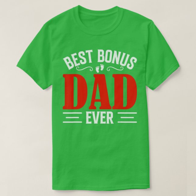 Camiseta Mejor Bono de Papá Nunca Diseño para Padres Día 1 (Diseño del anverso)