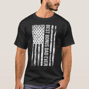 Camiseta Mejor Bono de Papá Nunca Para La Bandera Estadouni