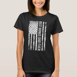 Camiseta Mejor Bono de Papá Nunca Para La Bandera Estadouni