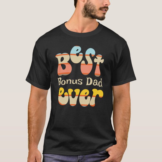 Camiseta Mejor Bono Papá Nunca Retro (Anverso)