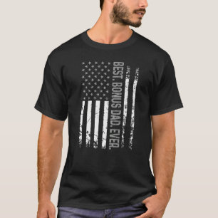 Camiseta Mejor Bono Para Los Hombres Papá Que Nunca Bandera